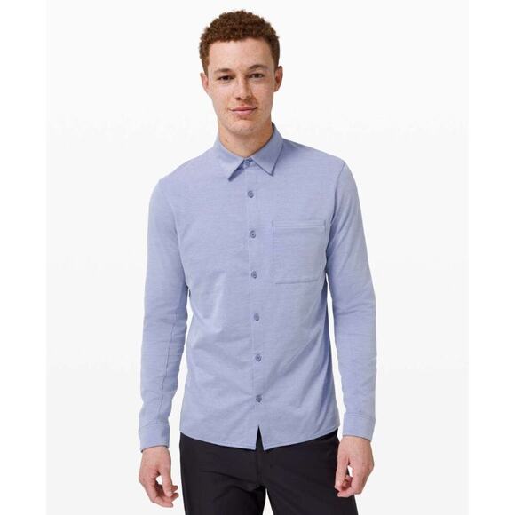Lululemon Commission Long Sleeve Button Down *Qwick Oxford - Picture 1 of 6
